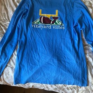Vineyard vines football top